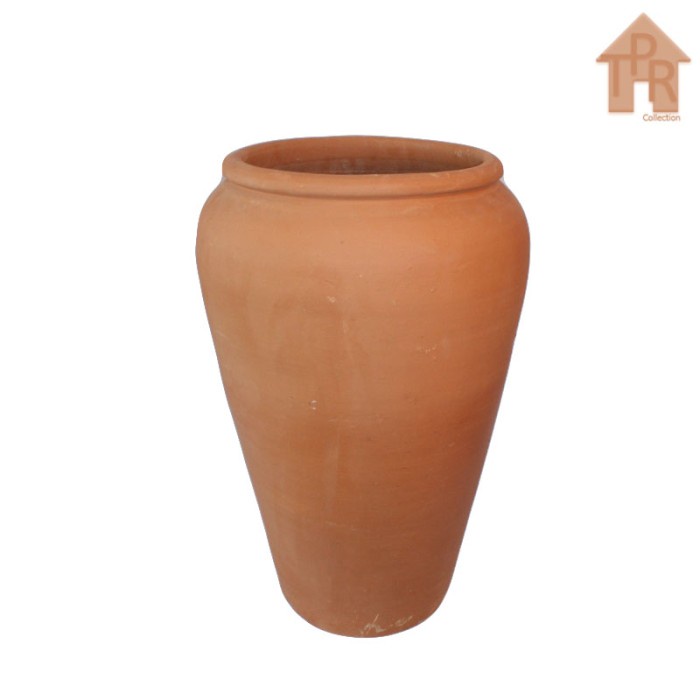 Terakota Guci / Vas Tanah Liat / Tempayan Tinggi Mulut Besar T57