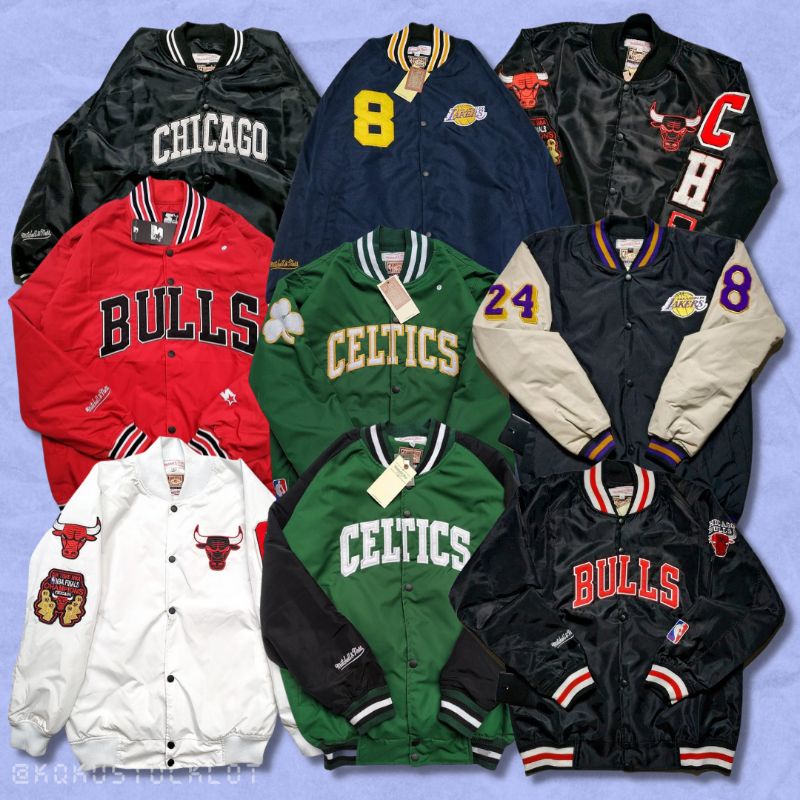 VARSITY CHICAGO BULLS | VARSITY LAKERS | VARSITY CELTICS FULLTAG | JAKET BASEBALL | JAKET VARSITY TE