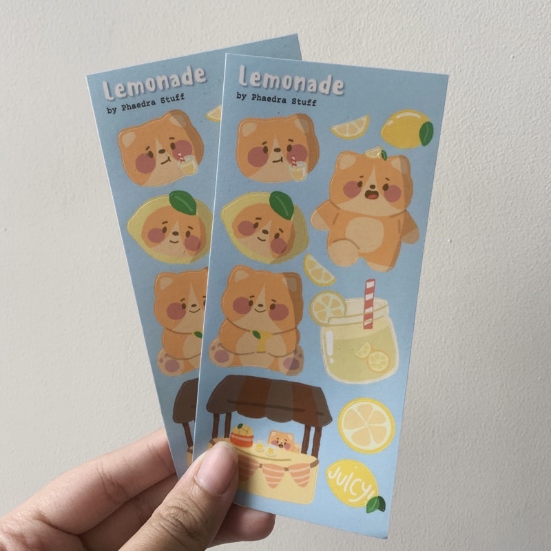 

Phaedra Stuff - Lemonade Sticker | cat sticker | cute sticker | aesthetic sticker | bullet journal