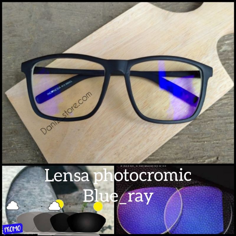 BARU kacamata pria wanita lensa anti radiasi terbaik komputer hp laptop gatget lensa blueray photocromic KINILAY