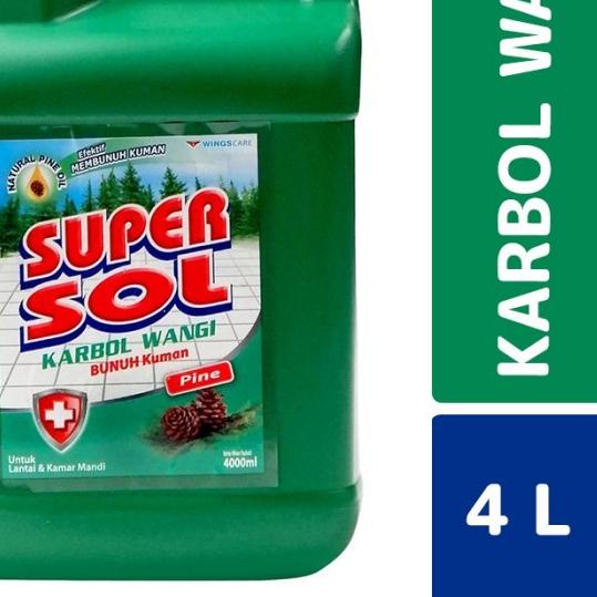 ✶ Super Sol Karbol Wangi 4 Liter ➷