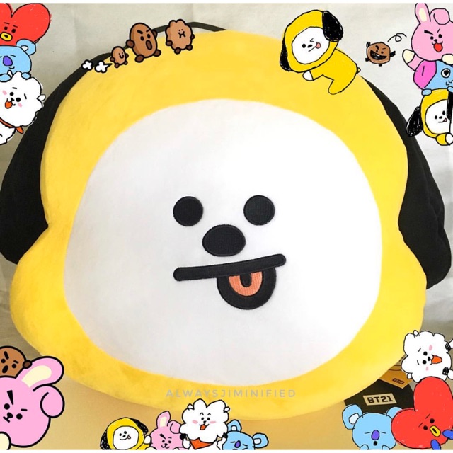 bt21 chimmy 42 cm cushion official
