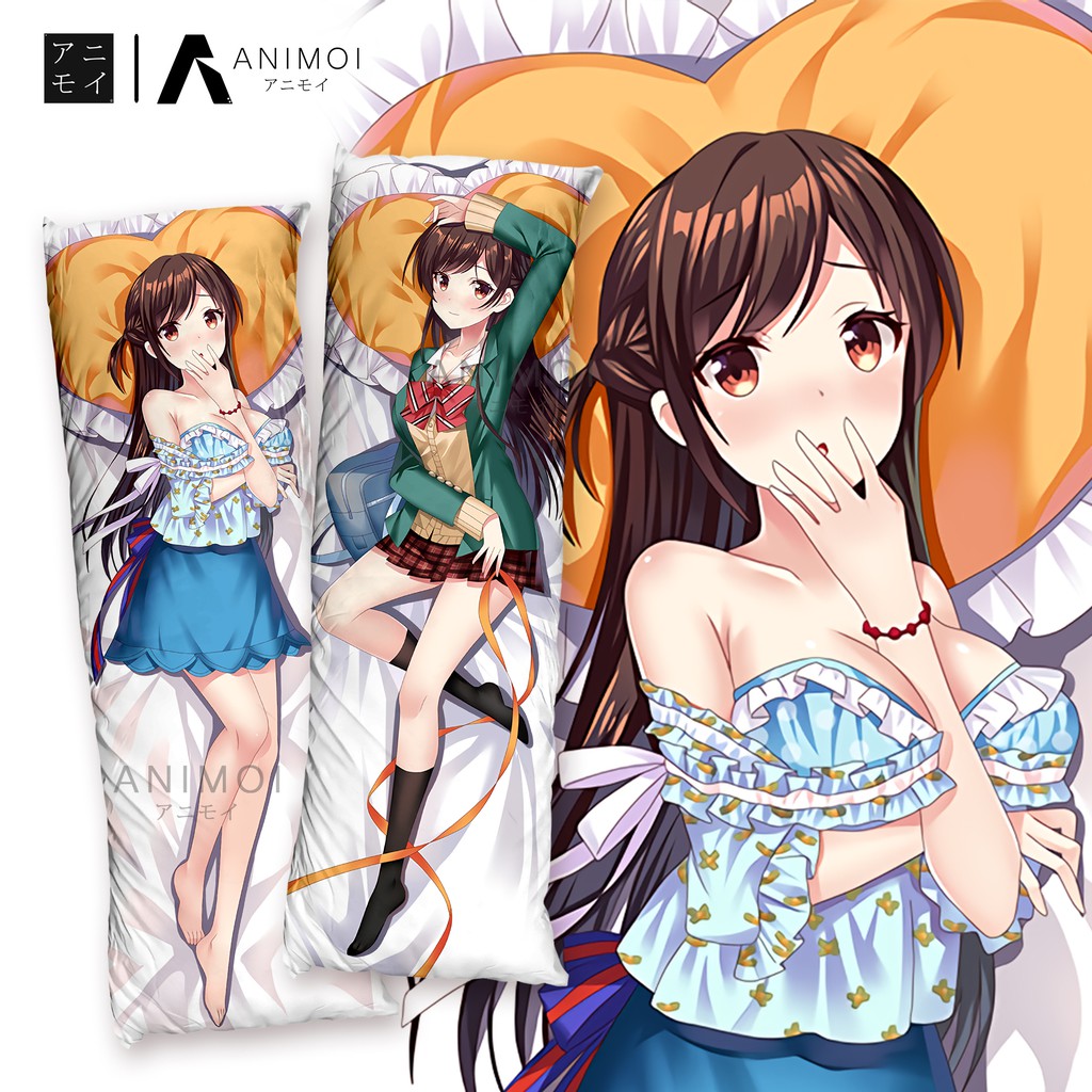 Sarung Bantal Dakimakura Anime || Kanojo Okarishimasu || Mizuhara Chizuru Ichinose || Kanokari 2