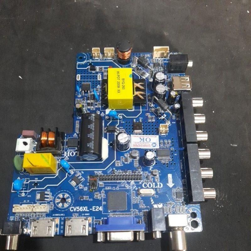 MB - MAINBOARD - MOTHERBOARD -MESIN TV POLYTRON PLD24D9050 - 24D9050