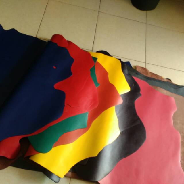 Kulit sapi lembaran fullgrain kulit sapi fullgrain aneka warna untuk kerajinan