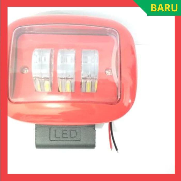 Lampu Tembak Led Sorot Kotak - Led Lens Gun Tube Kotak Mobil Motor