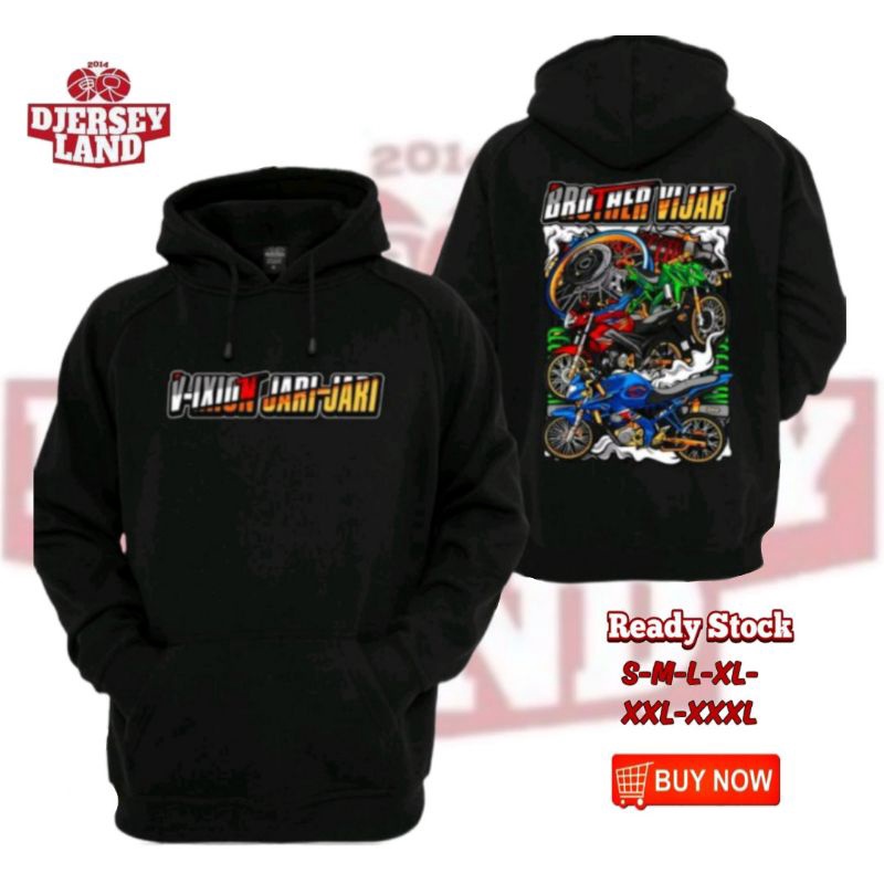 HOODIE JUMPER PRIA MOTOR VIXION JARI-JARI BROTHER VIJAR