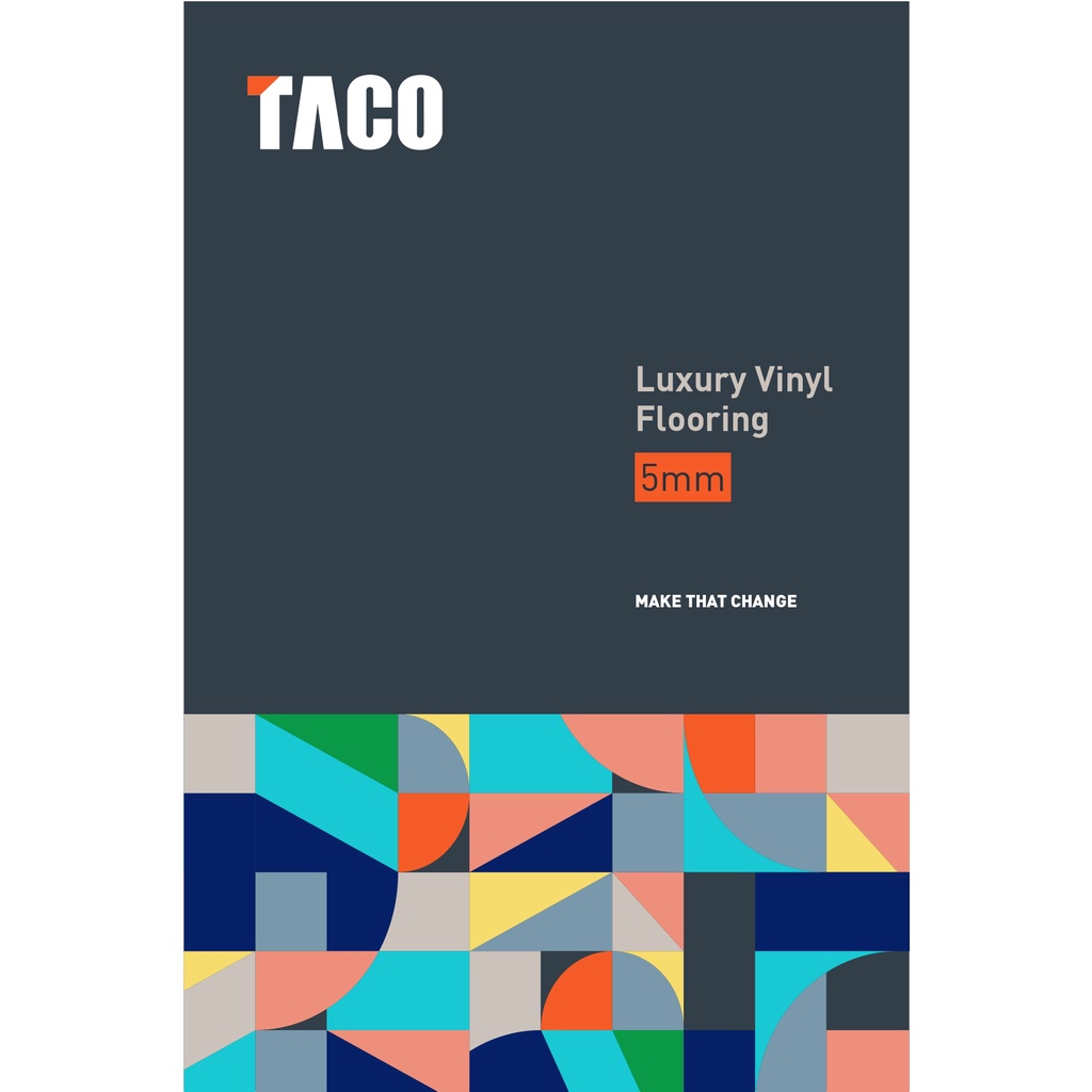 Lantai Vinyl Klik Taco Tebal 5mm