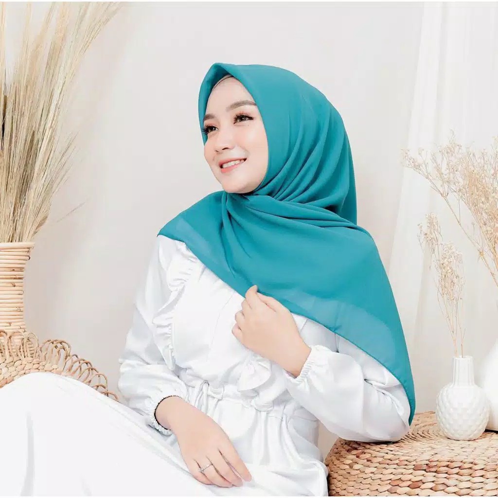 Khimar Segi 4 Syafany Super Finne Polos Murah Meriah-Tosca