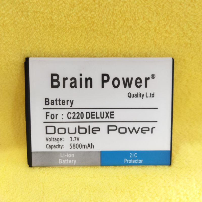 Baterai batre ICHERRY C220 DELUXE double power