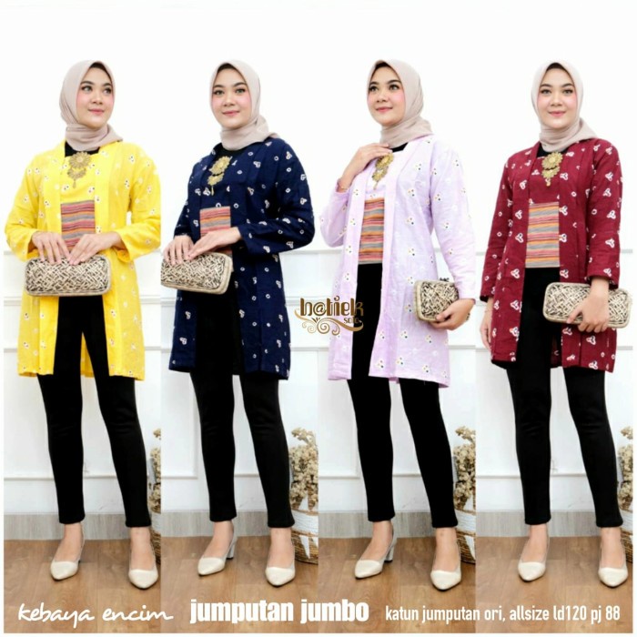 Jual Batik Jumputan Kebaya Encim Jumputan Jumbo Blouse Batik Jumbo