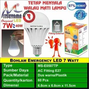 Lampu Emergency Mitsuyama 7w