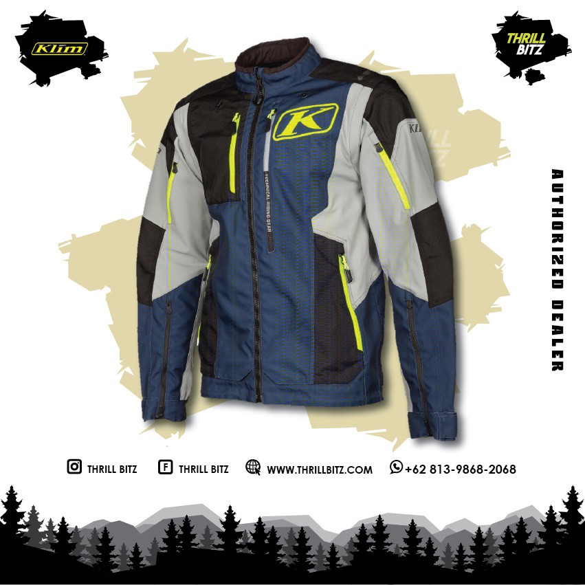 klim dakar jacket vivid blue