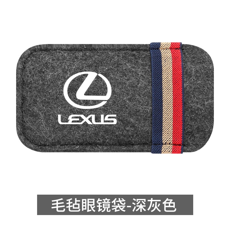 Lexus Case Kacamata Hitam Model Klip Untuk Sun Visor Mobil IS ES GS LS