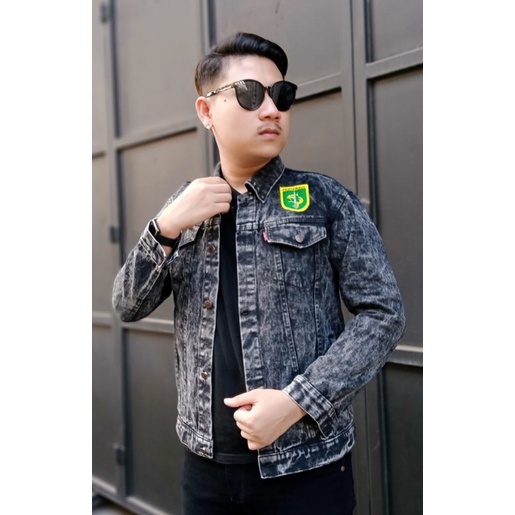 Jaket Jeans Persebaya Blue Wosh