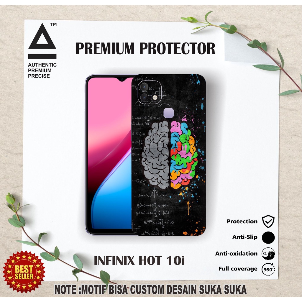 GARSKIN STIKER HP INFINIX HOT 10i (2PCS BISA COD)