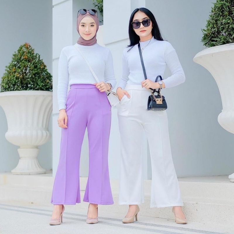 CELANA SCUBA CUTBRAY / CELANA KULOT SCUBA PREMIUM / CELANA KULOT CUBIT / CELANA PANJANG WANITA