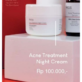 ACNE TREATMENT NIGHT CREAM KRIM MALAM BPOM HALAL