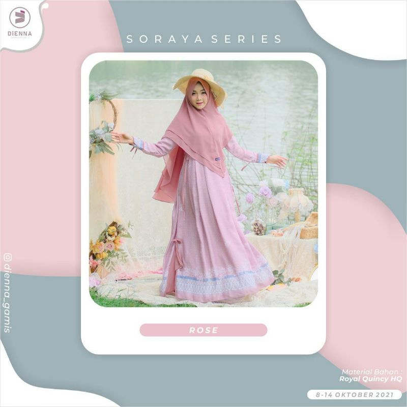 soraya series by dienna gamis ready stock