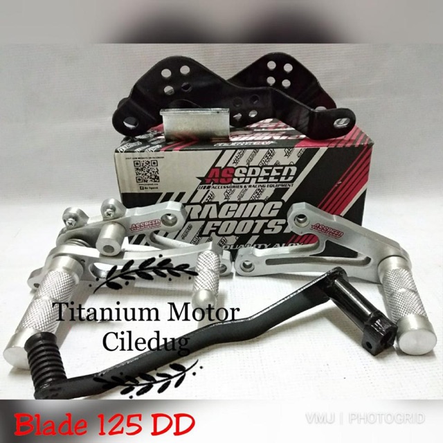 FootStep Underbone Blade 125 Double Disc By As Speed Racing