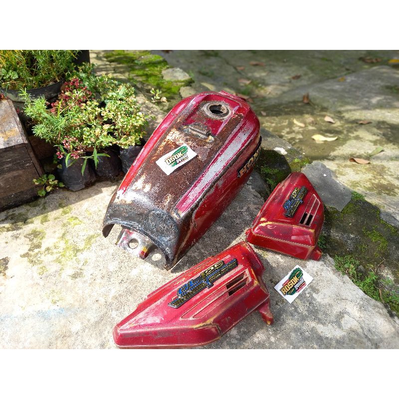 tangki gl100 original paint merah