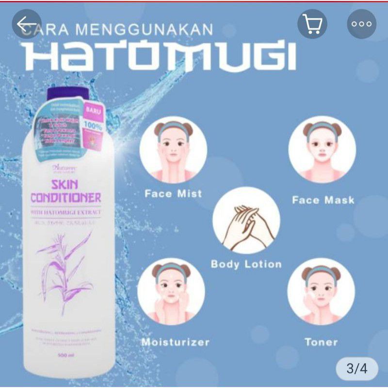 Autumn Skin Conditioner With Hatomugi Extract 500ml Original BPOM