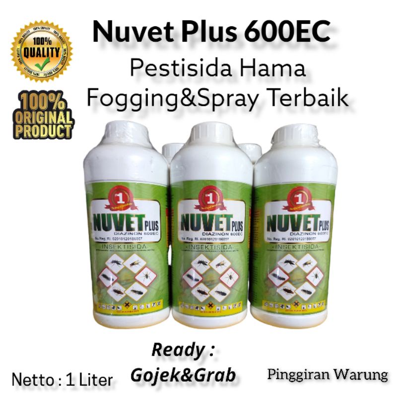 Nuvet Plus 600 EC Obat Fogging Pembasmi semua Hama Terbaik