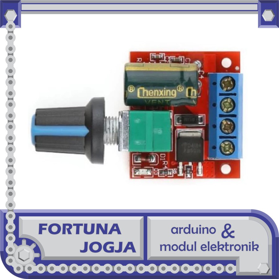 Modul Regulator Kecepatan Motor 5A 90W PWM 7-35V DC