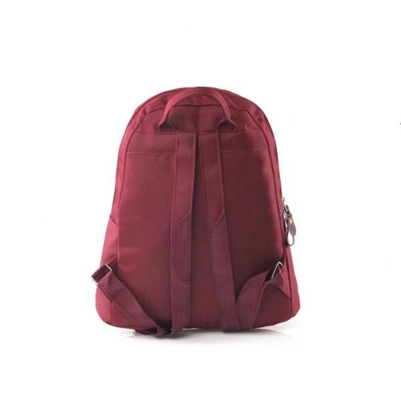 Tas punggung backpack wanita ransel casual sekolah kuliah bahan semi kulit premium garansi termurah