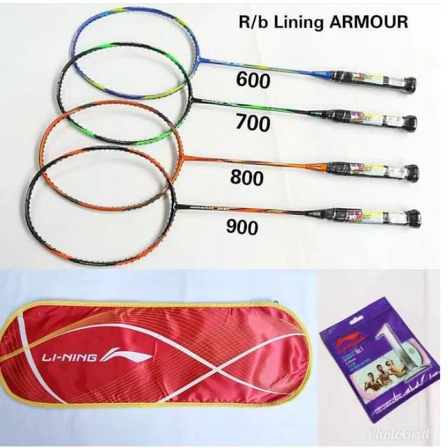 Raket Badminton / Bulutangkis LINING / LI NING ARMOUR 600 / 700 / 800 / 900 DIJAMIN ORIGINAL