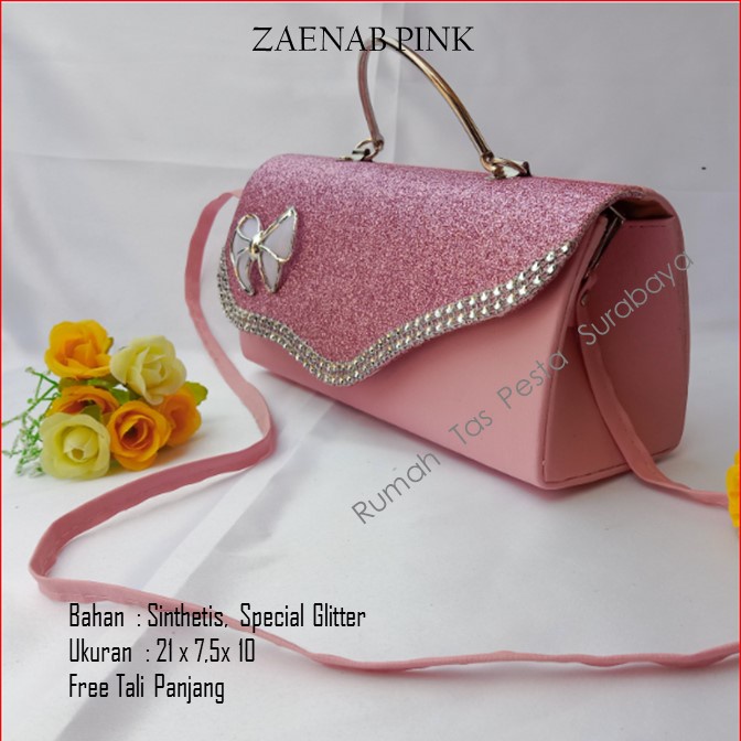 Tas Etnik,Tas Kekinian,Tas Satin,ZAENAB PINK