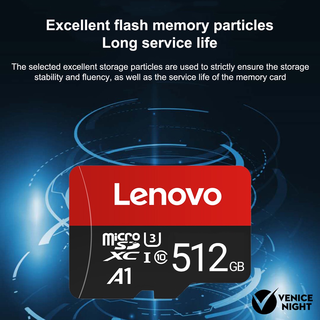 (SC) Lenovo Memory Card TF 512GB 1TB Ultra Tipis Anti Air / Magnetik Untuk Kamera