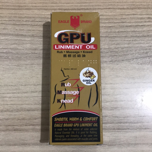 Minyak Urut GPU - Minyak Jahe 60ml