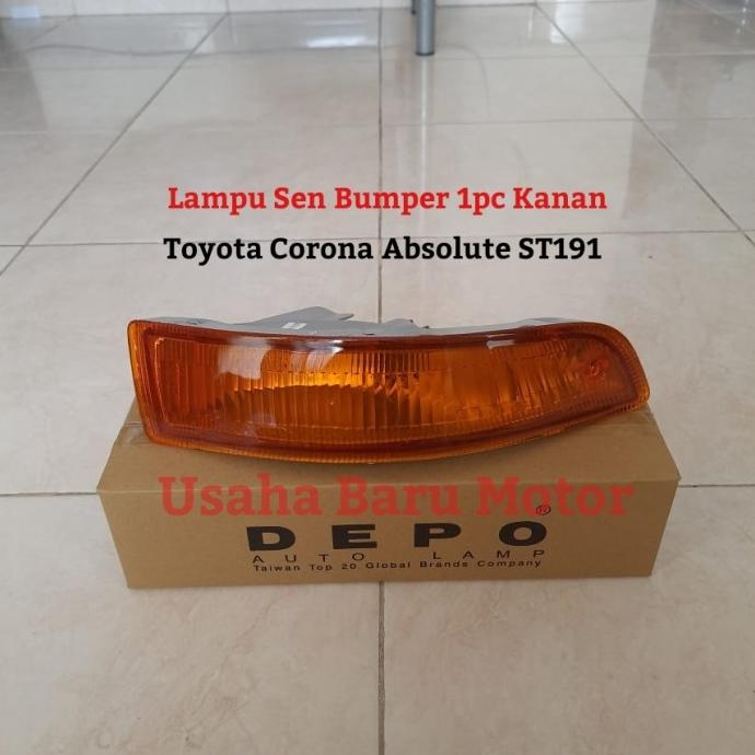 Lampu Sen Sein Bumper Bemper 1pc Kanan Rh Toyota Corona Absolute ST191 uR~mtr