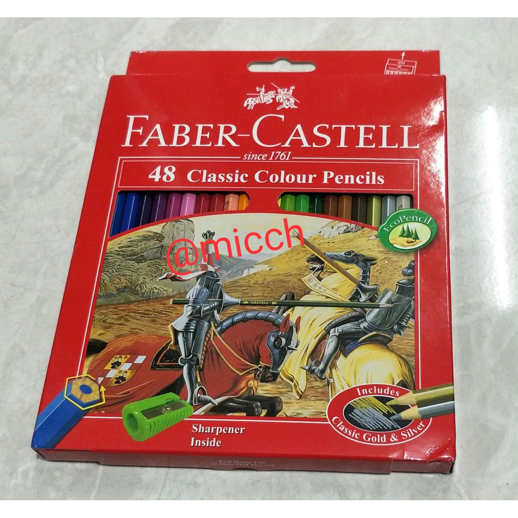 

FABER CASTELL PENSIL WARNA 48 COLOUR 115858