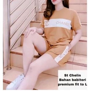 RD Fashion Set Baju Wanita Set Chelin