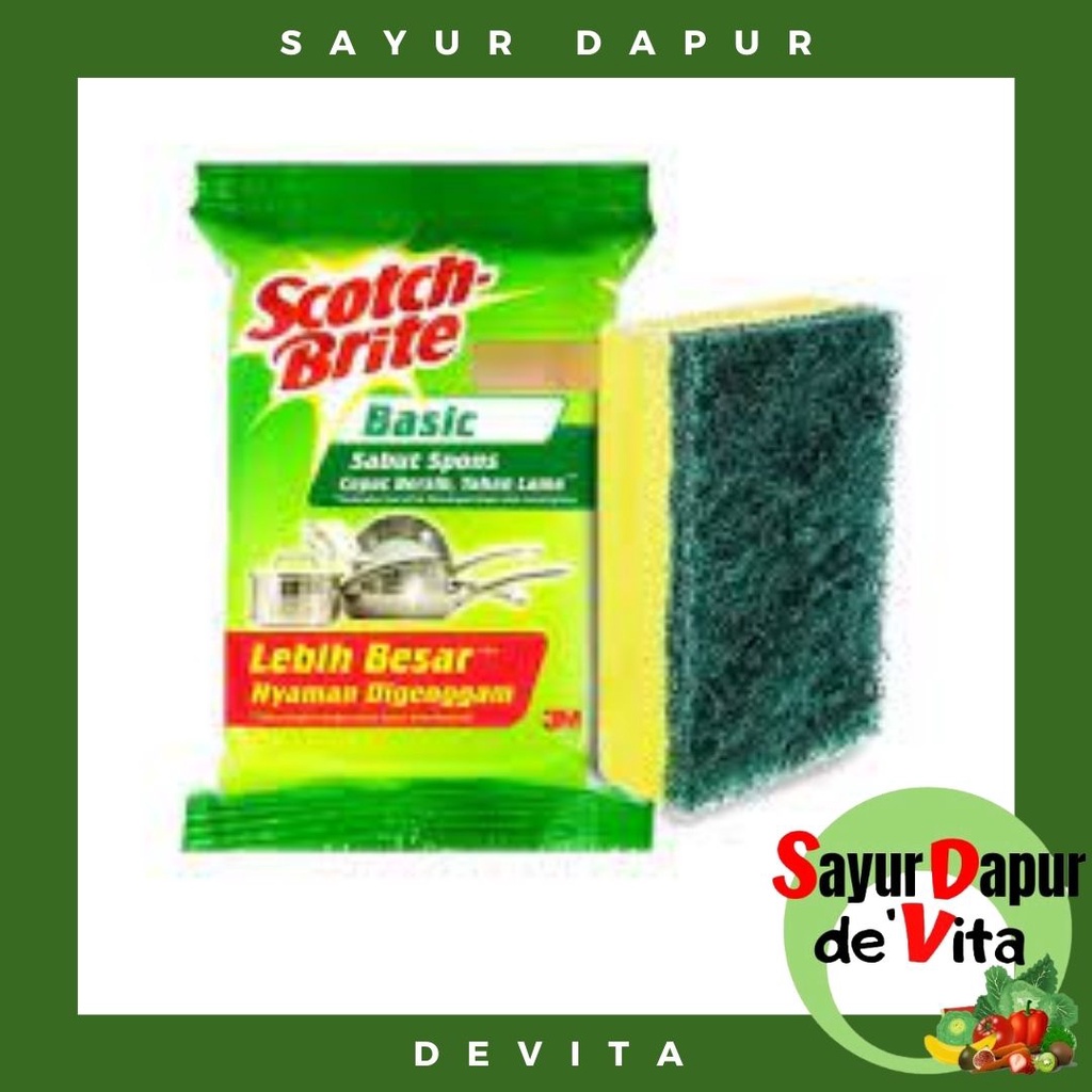 Scotch Brite, Sabut spon,  pembersih sabut