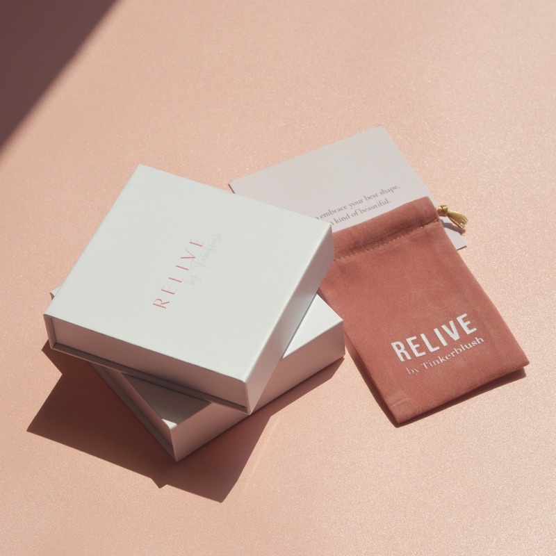 Defect [RELIVE by Tinkerblush] Rose Quartz Gua Sha (FUNGSI TETAP SAMA, hanya ada noda atau scratch dari batunya)