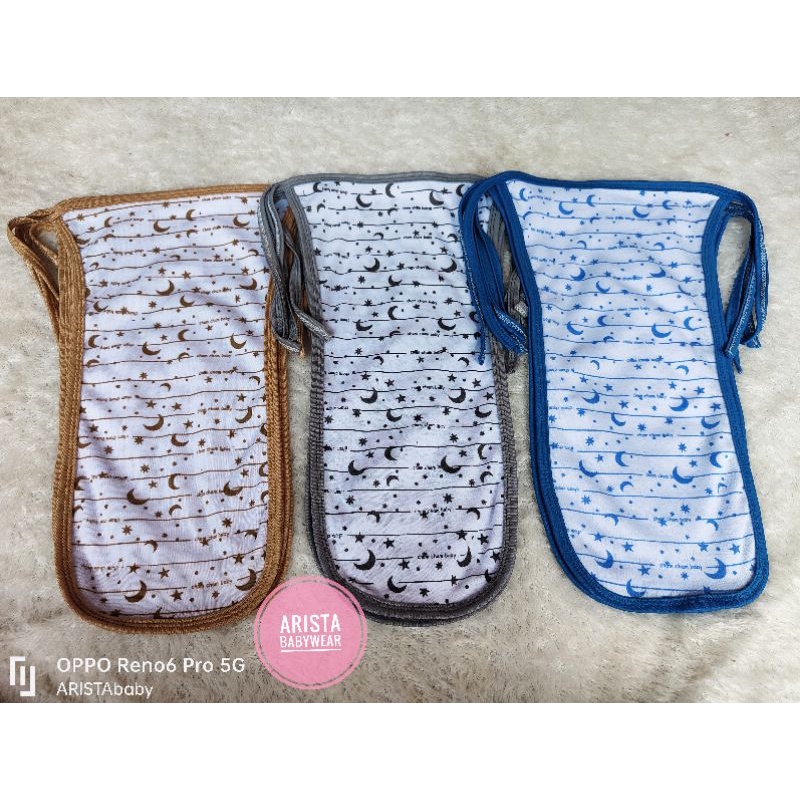 (6pcs) popok bayi pe Double UK.besar motif bulan bintang Cham Cham baby