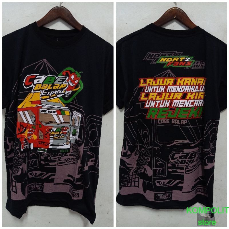 KAOS DISTRO TRUCK CABE BALAP
