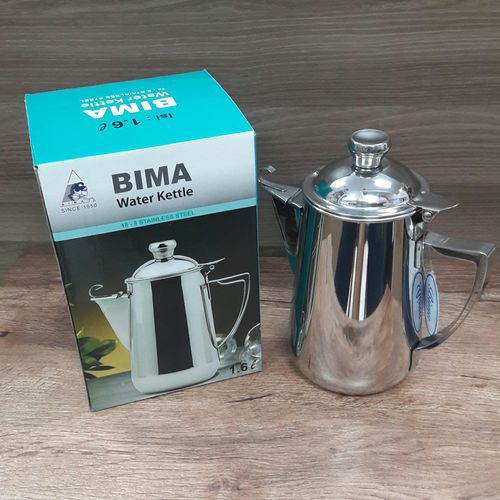 Teko Air Teko Teh Teko Kopi Teko Stainless Steel SUS 304 Bima 1.6 Liter 2 Liter Handle Enak