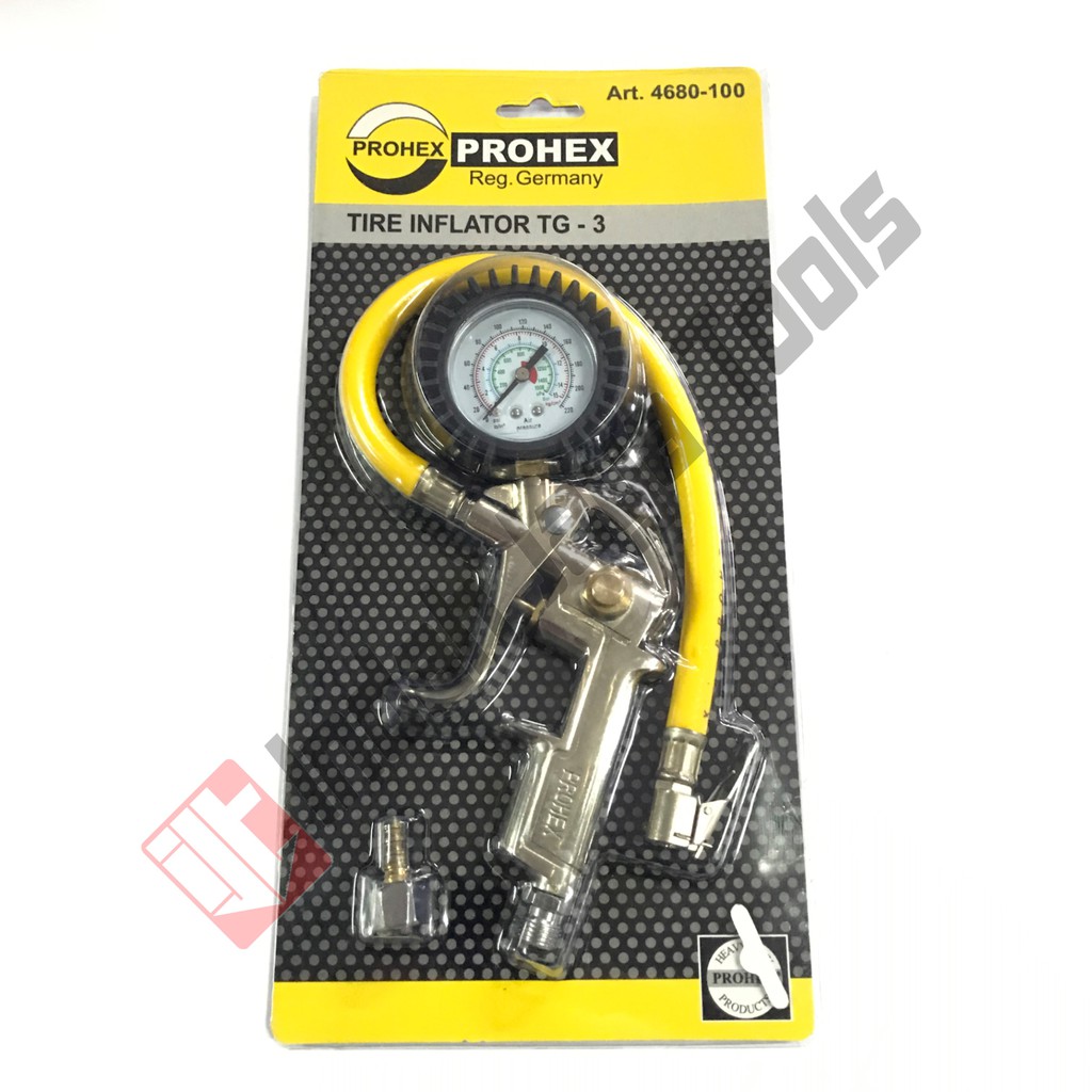 HASSTON 4680-100 Tire Inflator 3 Fungsi Gun Pengisi Ukuran Angin Ban