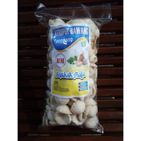 

Kerupuk Bawang Panggang Khas Indramayu kemasan 100 gram