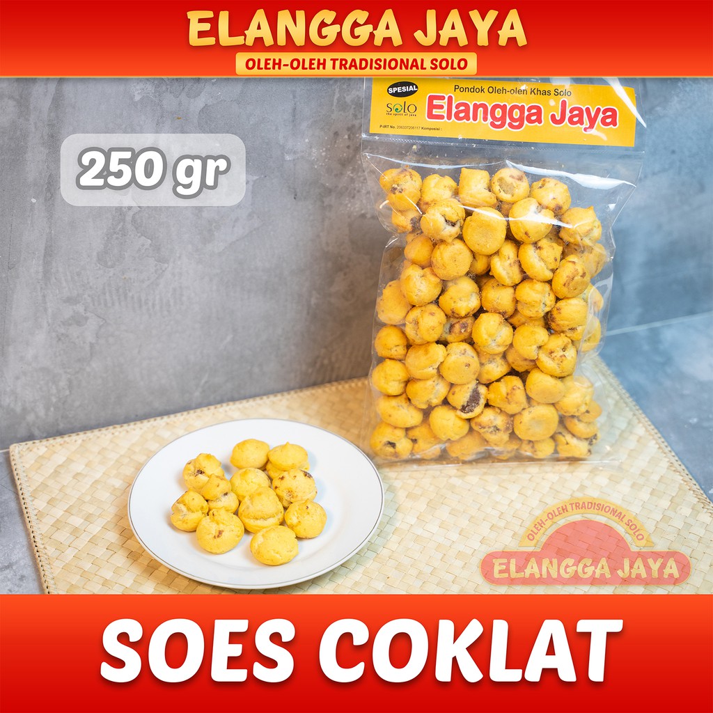 

Soes / Sus Kering isi Coklat 250 gr