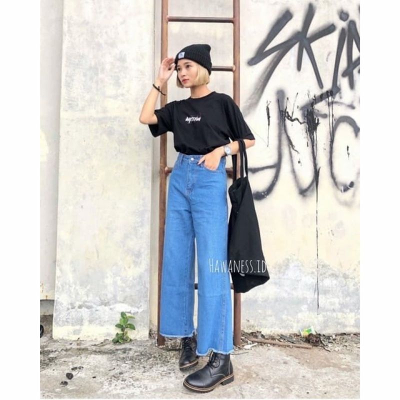 celana panjang jeans//celana jeans wanita//KULOT JEANS.