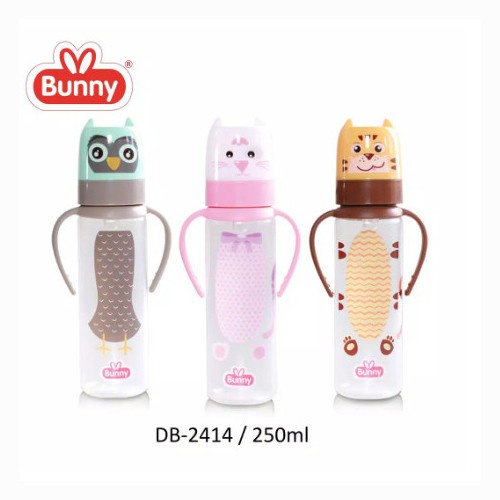 Lusty Bunny Botol Susu Dengan Pegangan 240 ml DB 2414