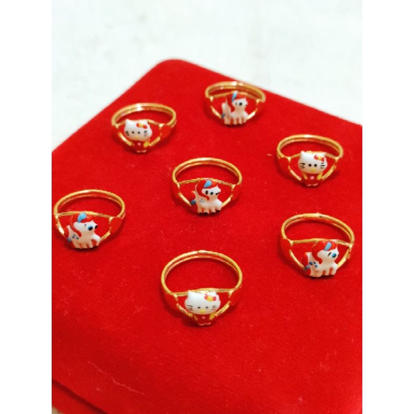 CINCIN ANAK PERAK 925 LAPIS EMAS 24K