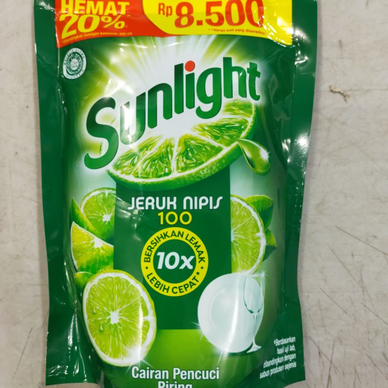 sunlight jeruk nipis reffil 370ml