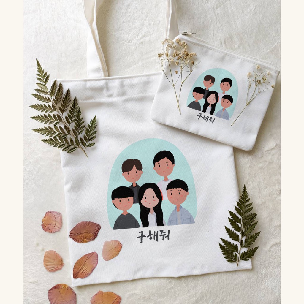 

SAVE ME Drama Totebag + Pencil Case / drama korea / drakor / fankit