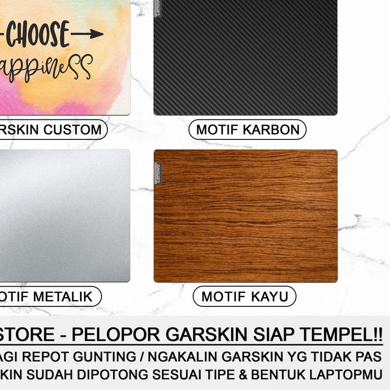 ✽ Garskin Stiker Laptop Lenovo IdeaPad Slim 3 3i 14 14ADA05 14ARE05 14IGL05 14IIL05 14IML05 Gambar T